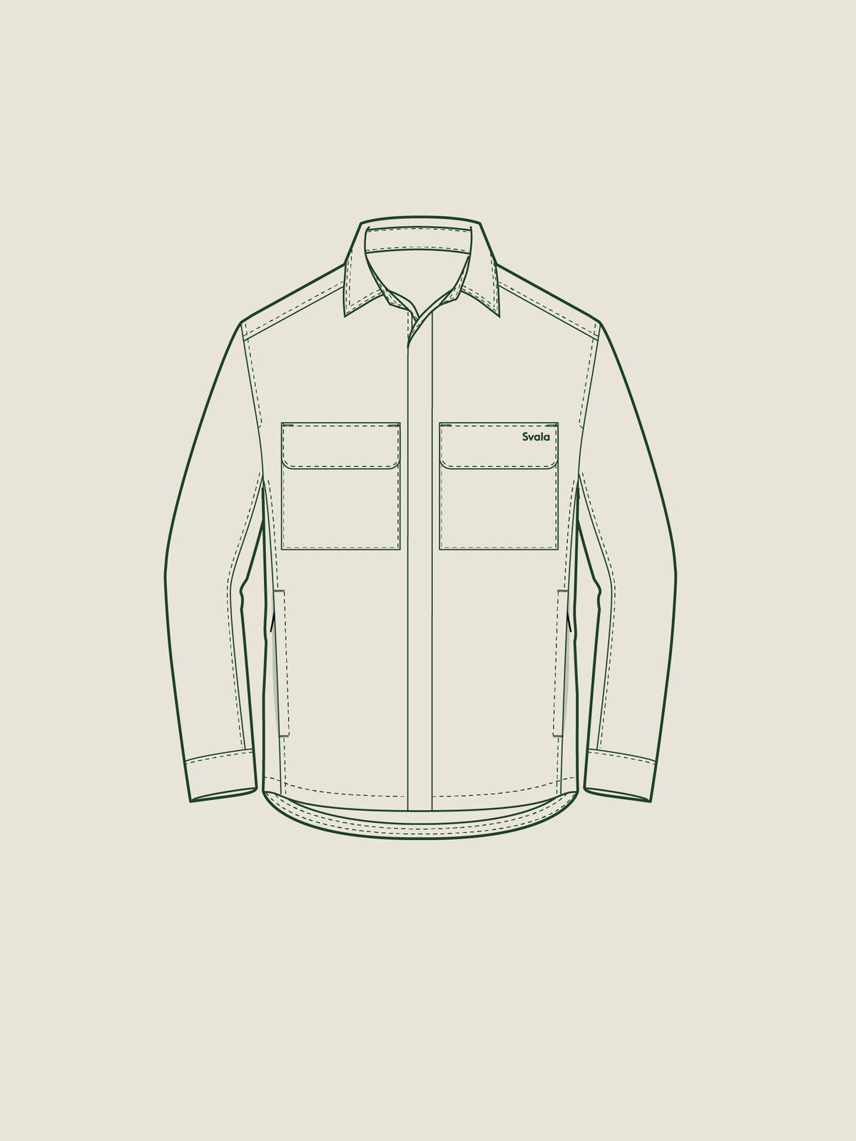 Wool Overshirt 400-Hemdjacke für Herren