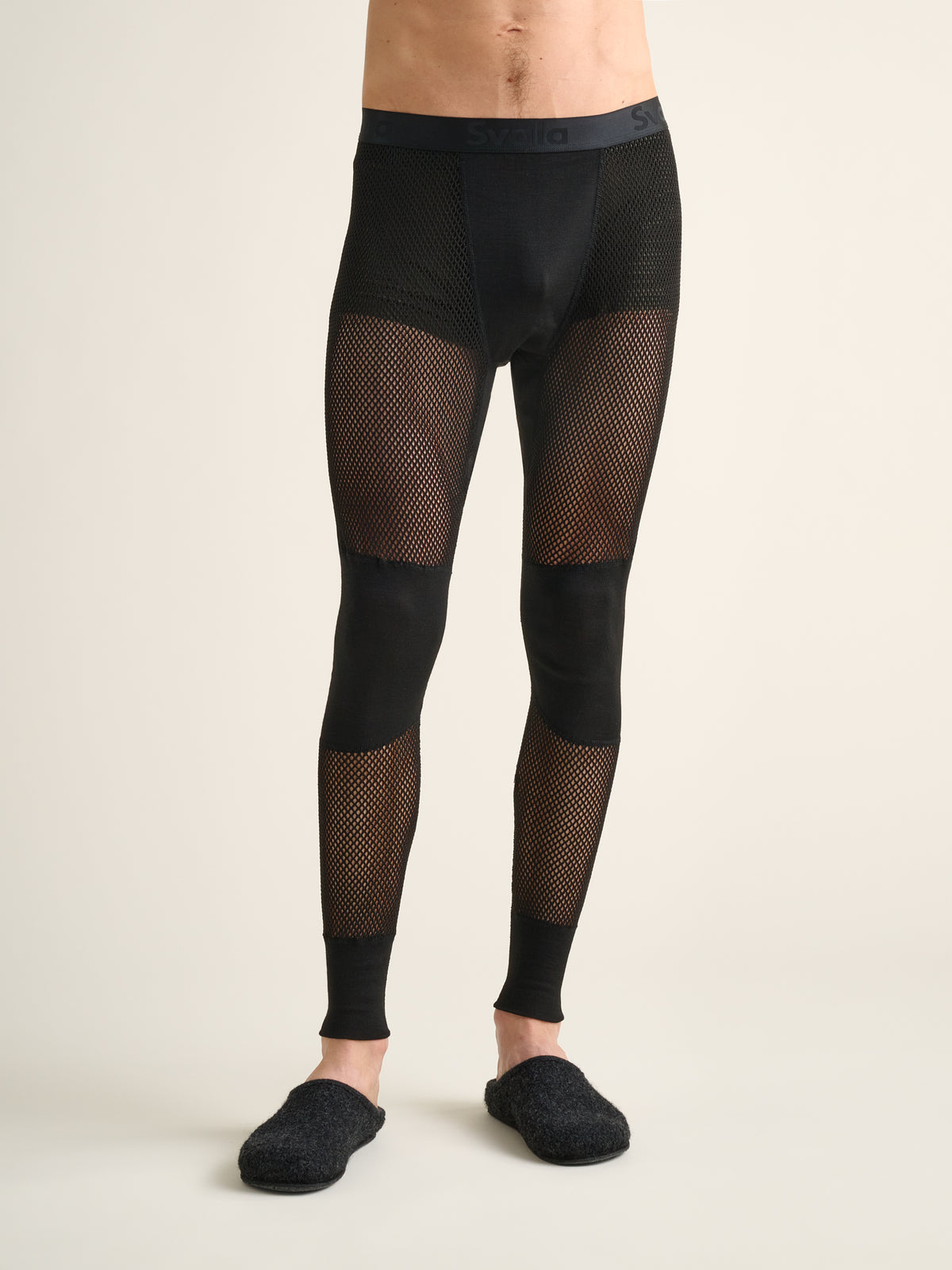 Men's Original Airbase Pro 120 mesh bottoms, black, front view
