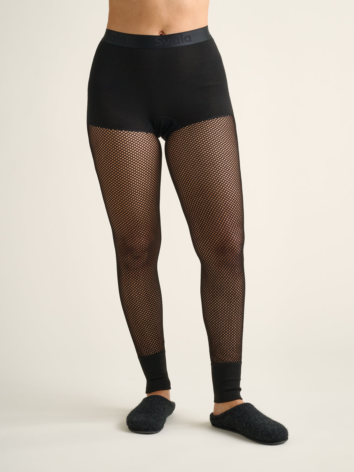 Women's Original Airbase Pro 120 mesh bottoms, black, front view