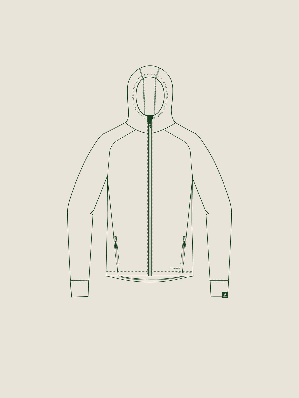 Polartec Power Stretch Pro Hoodie für Damen